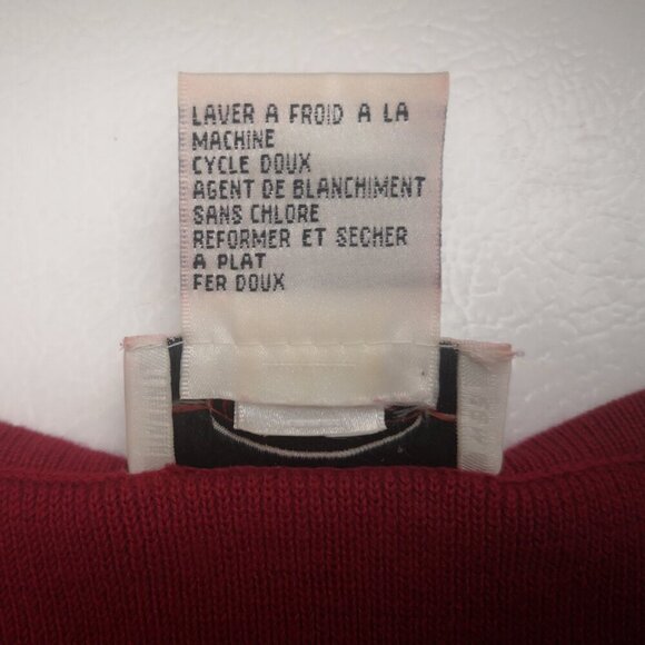 Talbots Ladies Size Large Red Short Sleeves Lightweight Sweater - Picture 5 of 9